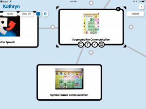 Image of Popplet mind mapping app