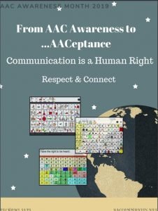 AAC Awareness Poster with link to PDF in new browser tab.