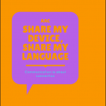 Poster saying Share my device, share my language